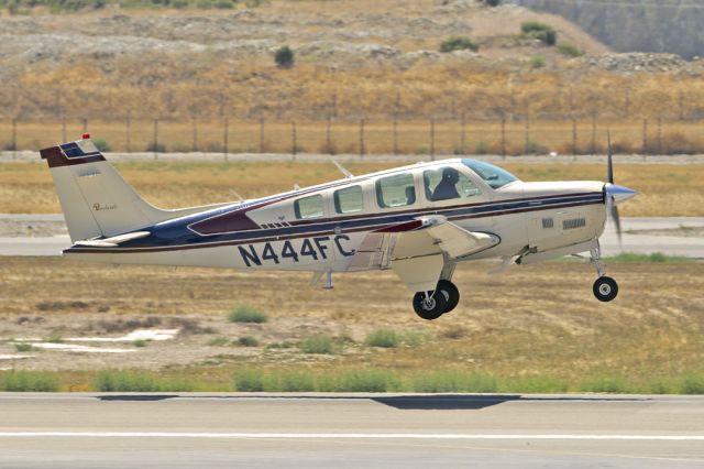 Beechcraft Bonanza (36) Turbo (N444FC) - Beech, Beechcraft A36TC Bonanzabr /departs Livermore Municipal Airport, CA. August 2021.