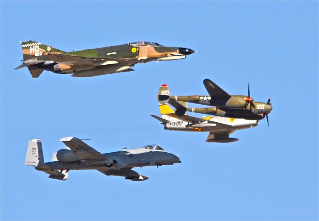 NX186AM — - HERITAGE FLIGHT AT AVIATION NATION,NELLIS AFB,