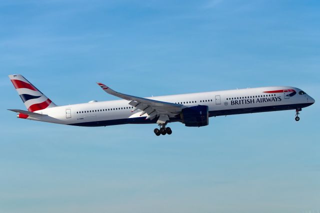 Airbus A350-1000 (G-XWBB) - One of the BA daily flights to YYZ is now operated by an A350. Nov 2019