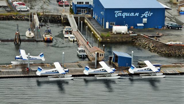 De Havilland Canada DHC-2 Mk1 Beaver (N67590) - Taquan Air in Ketchikan, Alaska.  Float plane heaven.