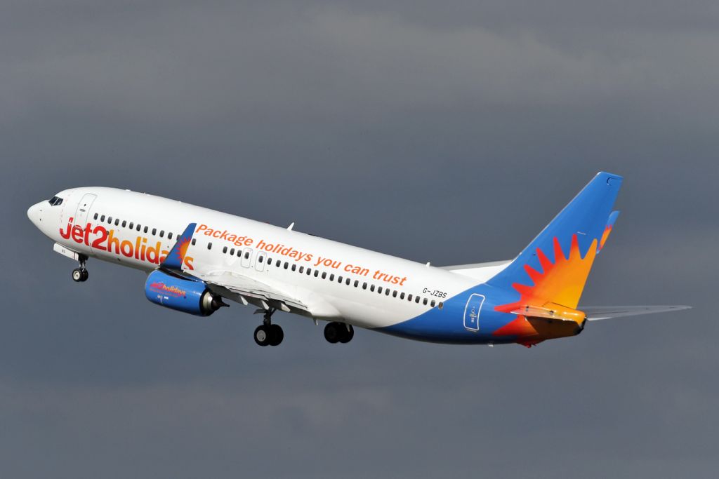 Boeing 737-800 (G-JZBS) - EXS977 departing to Zakynthos, one of the places open during the Covid epidemic.