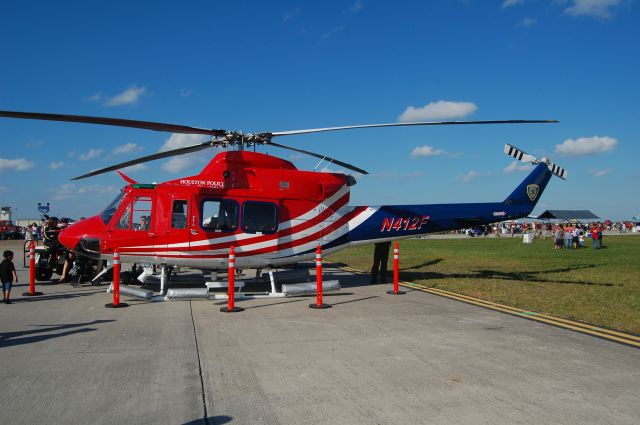 Bell 412 (N412F) - City of Houston helicopter on display at the airshow