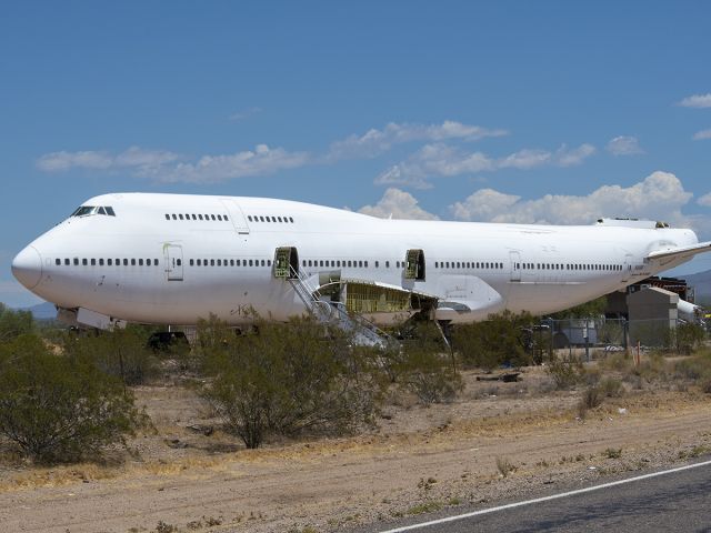 BOEING 747-300 (N3439F) - 8/9/2020 Interesting scrapping of this former Sabena 747-300. Possible conversion into a home?