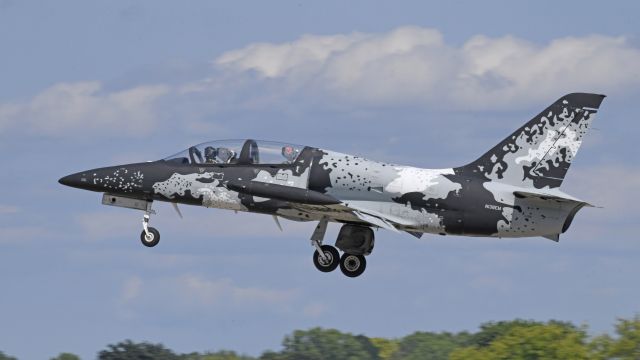 Aero L-39 Albatros (N138EM) - Departing AirVenture 2023 on runway 36L