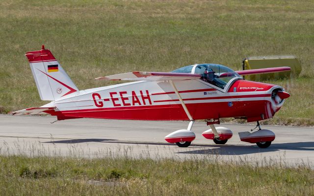 MALMO MFI-9 Junior (G-EEAH) - Bolkow 208C Junior at Jersey on the 21/May/2022
