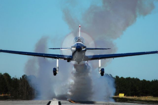 SUPER-CHIPMUNK Super-Chipmunk (N260DC) - This was a fun shot to do. That's Nate Hammond of Ghostwriter Airshows in his Super Chipmunk. If you've been to Airventure or Sun N Fun, this is the guy who skywrites above the airport and flies a night pyro routine.