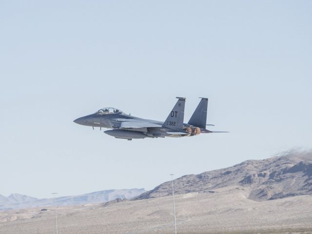 91-0322 — - F-15E Strike Eagle Nov 17, 2019 at Aviation Nation, Nellis AFB, NV