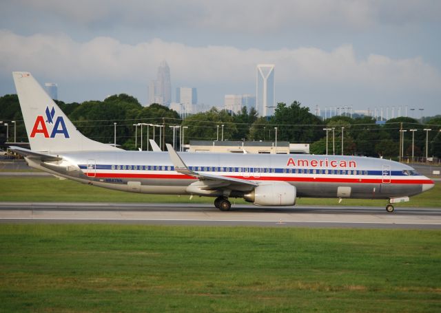 Boeing 737-800 (N847NN) - Taking off 18C - 7/18/15