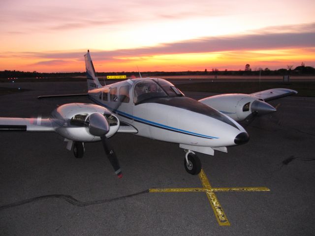 Piper Seneca (C-GDCW) - Doing a compass swing at the Carp airport outside Ottawa ON.