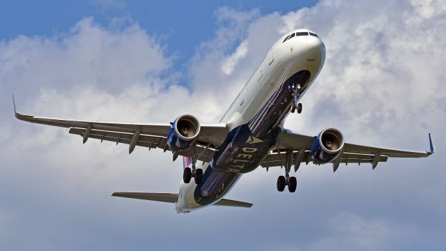 Airbus A321 (N316DN) - Delta Airlines Airbus A321 (N316DN) flying as Delta 1666 arrives at KRDU Rwy 23R from KATL on 5/27/17.