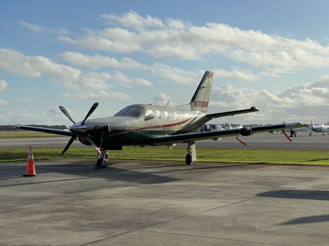 Socata TBM-700 (N700BN) - Morning dew on the ramp