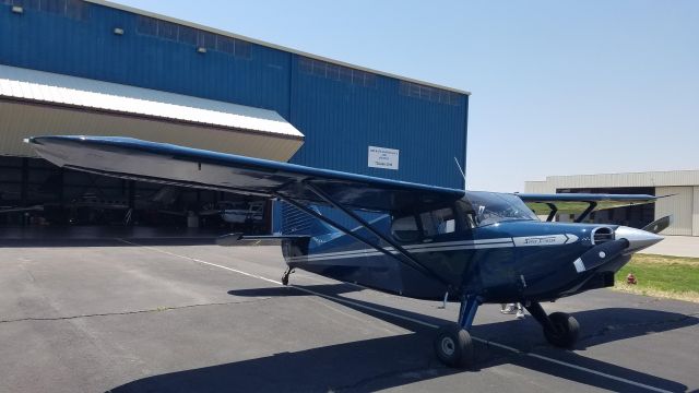 STINSON Voyager (10) (N617C) - 1946 Stinson Voyager 108-3 with the Continental O-470 conversion. Now a Super Stinson