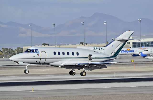 Hawker Siddeley HS-125-400 (XA-EXL) - XA-EXL Hawker Siddeley HS-125-600A (cn 256061)  - Las Vegas - McCarran International (LAS / KLAS) USA - Nevada, January 10, 2013 Photo: Tomás Del Coro