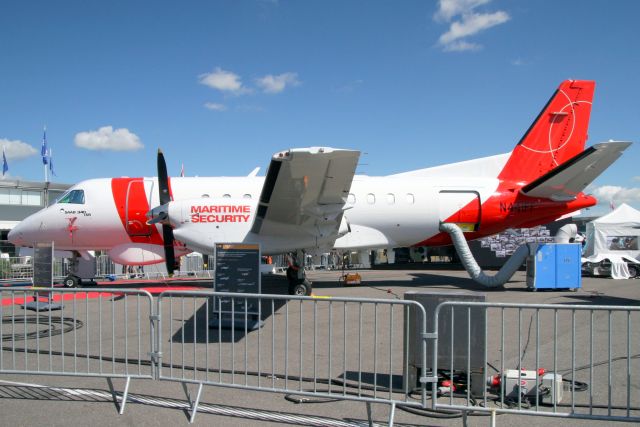 Saab 340 (N441FF) - On display at the 53rd International Paris Air Show on 21-Jun-19.