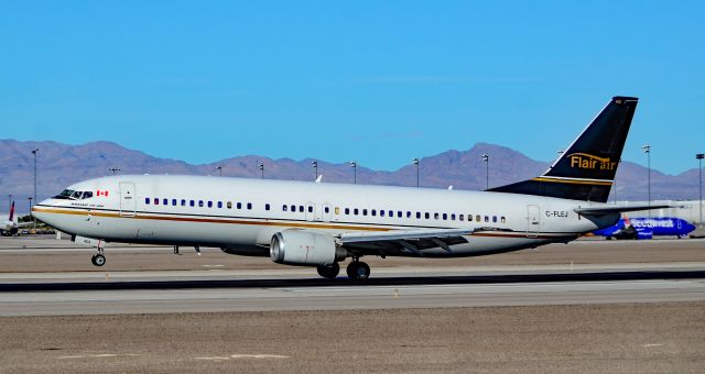 BOEING 737-400 (C-FLEJ) - C-FLEJ Flair Airlines Boeing 737-4B3 s/n 24751 - Las Vegas - McCarran International (LAS / KLAS)br /USA - Nevada,  January 18, 2019br /Photo: TDelCoro