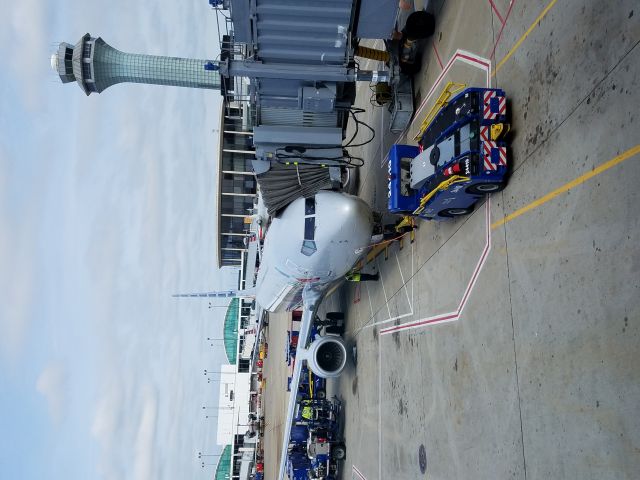 N819NN — - Flight 1507 to Tucson. Tower at K ORD in background 