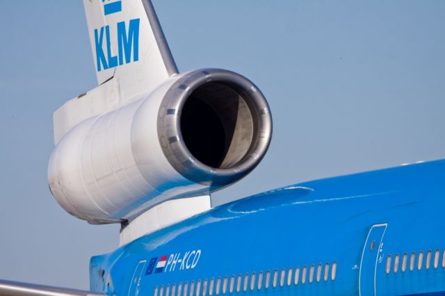 Boeing MD-11 (PH-KCD) - One of this beautiful birds last passenger flight. I miss seeing this bird! Taken by 06L at YYZ.