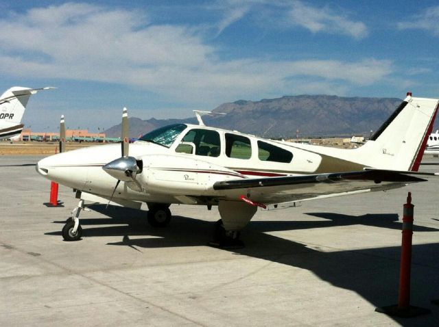 Beechcraft 55 Baron (N5793K) - On the ramp at ABQ