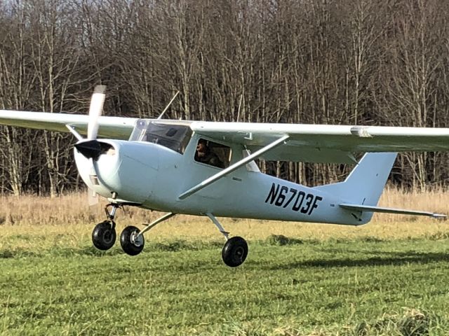 Cessna Commuter (N6703F) - A great day to be flying. You’ll always remember your first airplane. 