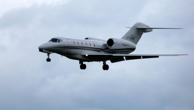 Cessna Citation X (N769XJ) - On final is this 2007 Cessna Citation 750 in the Spring of 2019.