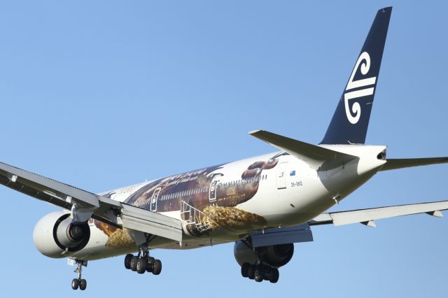 BOEING 777-300 (ZK-OKO) - ANZ B77W, sporting the "Smaug" livery from The Hobbit film.