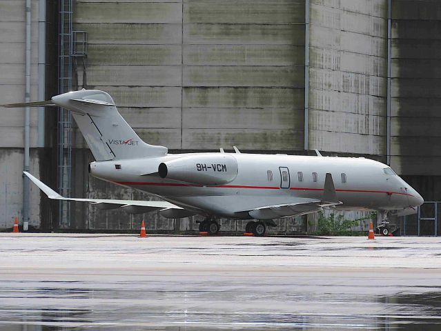 Canadair Challenger 350 (9H-VCM) - I took this picture on Apr 18, 2018.