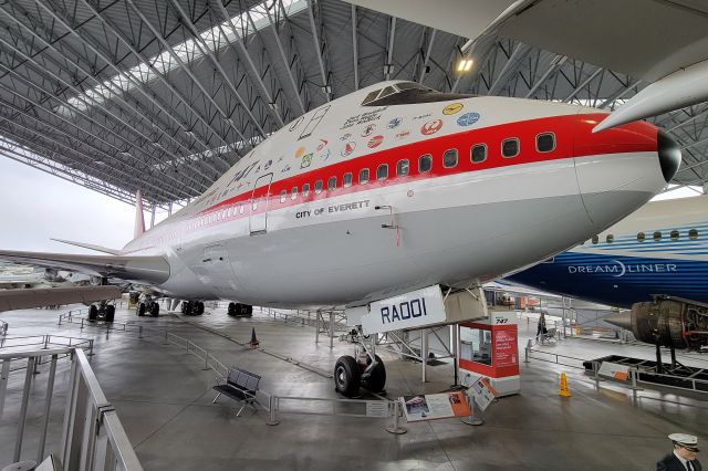 BOEING 747-100 (N7470) - Here is the prototype 747 on display at the museum of flight.