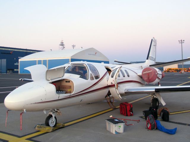 Cessna Citation 1SP (N308JM) - At Tallinn, Estonia after a ferry flight from the USA. 5 OCT 2014.