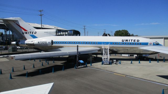 N7001U — - The First 727, at the Museum of flight, 727