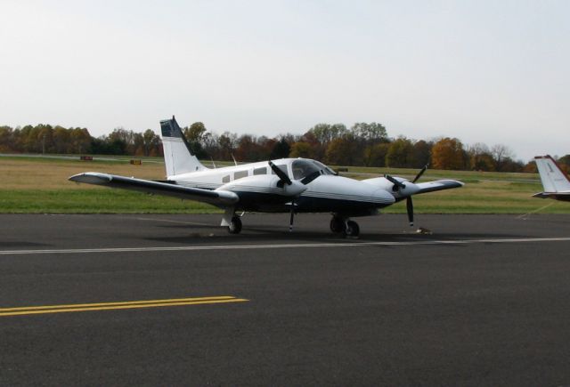 Piper Seneca (N35727) - at Queen City, right before the engines started...