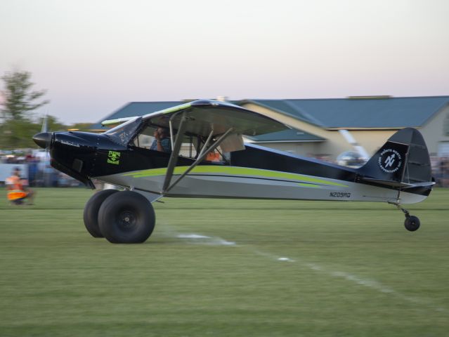 Piper L-21 Super Cub (N209RQ) - STOL competition at OSH18. 24 JUL 2018.