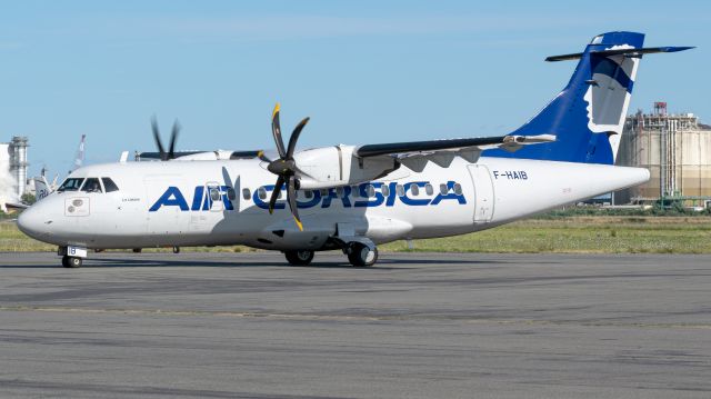 ALENIA Surveyor (ATR-42-500) (F-HAIB) - F-HAIB on apron n°2 after landing runway 25.