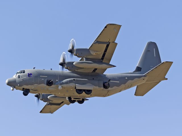 Lockheed C-130 Hercules (18-5558) - An, AC-130J Ghostrider from the 27th Special Operations Wing, 17th Special Operations Squadron, the Jackals, working the pattern this afternoon, 29 Sep 2022.