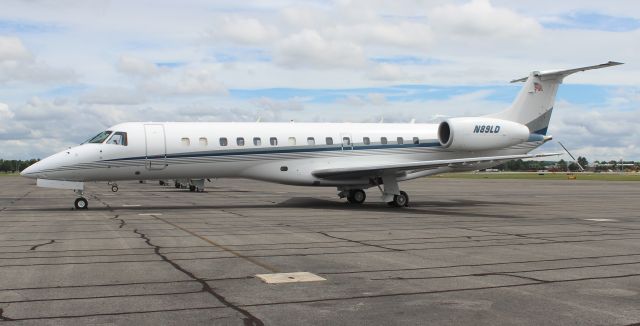 Embraer ERJ-135 (N89LD) - An Embraer EMB-135LR on the general aviation ramp at Carl T. Jones Field, Huntsville International Airport, AL - June 20, 2017. 