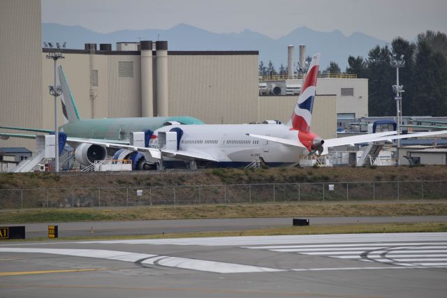 Boeing 787-9 Dreamliner (G-ZBKO) - 9/16/2016: British Airways new Boeing 787-9 at KPAE. 