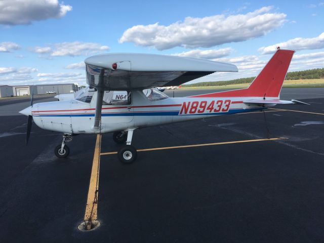 Cessna 152 (N89433) - First flight as a private pilot, taking my dad flying! October 17, 2020.