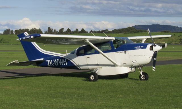 Cessna 206 Stationair (ZK-WWH) - Island Air's WWH performing an engine run.