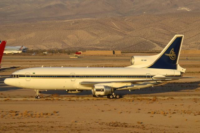 Lockheed L-1011 TriStar (HZ-AB1) - Prince Abdul Aziz Al Ibrahims private Lockheed L-1011-500 HZ-AB1 first flew on November 3, 1983. Its construction number is 193H-1247. It was delivered to Alia Royal Jordanian and transferred to the Jordanian government as N64854 on June 14, 1984. The Jordanian government registered it as JY-HKJ on August 4, 1986. Prince Abdul Aziz Al Ibrahim registered it as HZ-AB1 on September 9, 2001. It has been stored since 2009. 