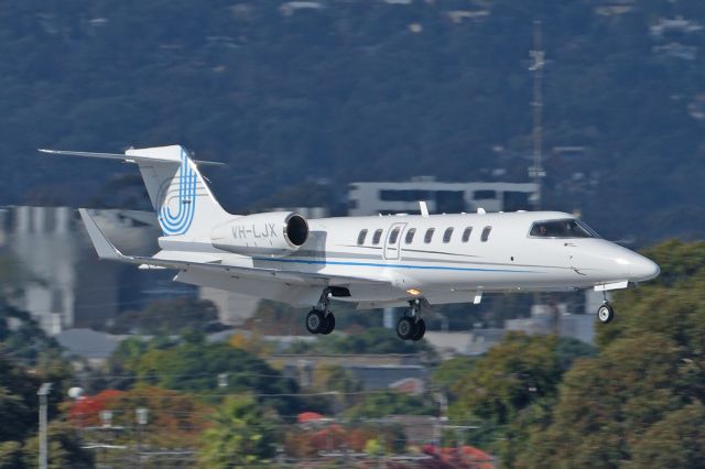 Learjet 45 (VH-LJX) - ADELAIDE AIRPORT, FRIDAY MAY 20, 2022.br /br /Not a trackable aircraft, this was an afternoon arrival onto Rw 23.