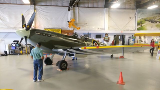 SUPERMARINE Spitfire (C-GYQQ) - In the Canadian Historical Aircraft Association on its way to KOSH