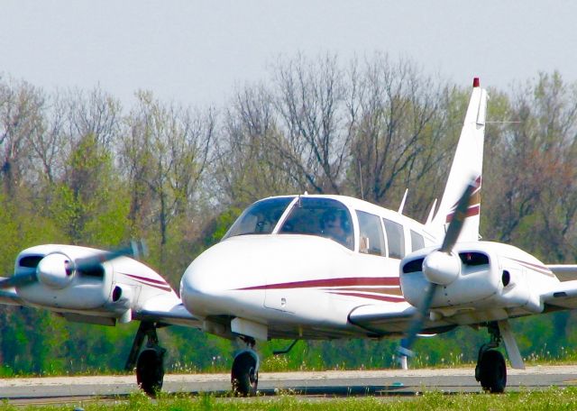 Piper Seneca (N5337T) - At Downtown Shreveport. 