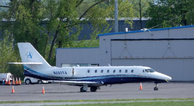 Cessna Citation Sovereign (N263TA) - Shown here on the tarmac is a Cessna Citation Sovereign in the Spring of 2018.