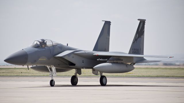 McDonnell Douglas F-15 Eagle (82-0028) - McDonnell Douglas F-15C "Eagle" from the 194th Fighter Squadron