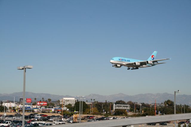 Airbus A380-800 — - Approach to 24R