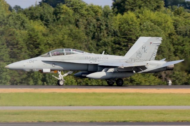 McDonnell Douglas FA-18 Hornet — - United States Marines Boeing F/A-18D Hornet 9/7/18