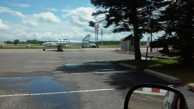 Cessna 340 (N100HM) - N100HM Not a good photo.Cessna 340A at KANE