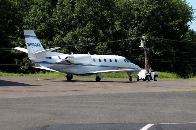 Cessna Citation Excel/XLS (N590AK) - Taken on July 30, 2013.