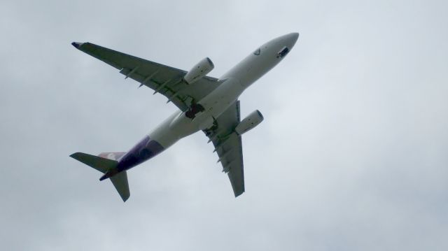 Airbus A330-300 — - Artificially brightened version of a previous upload, taken September 2017