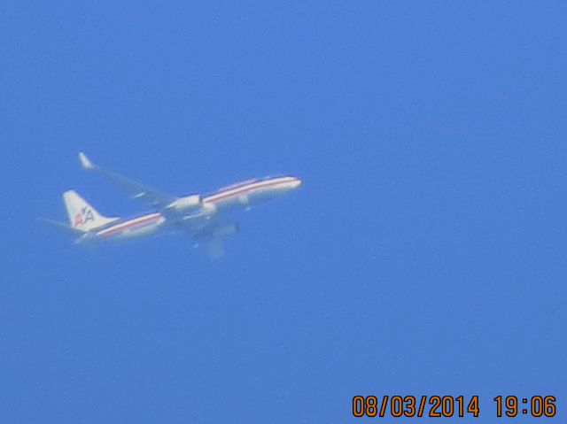 Boeing 737-800 (N944AN) - American Airlines flight 1611 from ORD to TUL over Southeastern Kansas (78KS) at 34k feet.