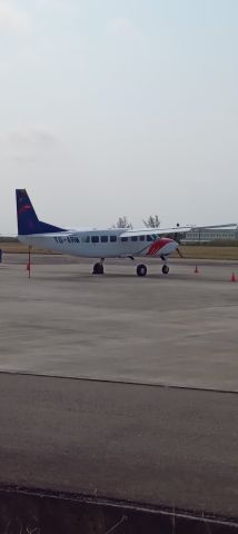 Cessna Caravan (TG-ARM) - TAG C208B parked up in BZE after bringing cargo from Guatemala.